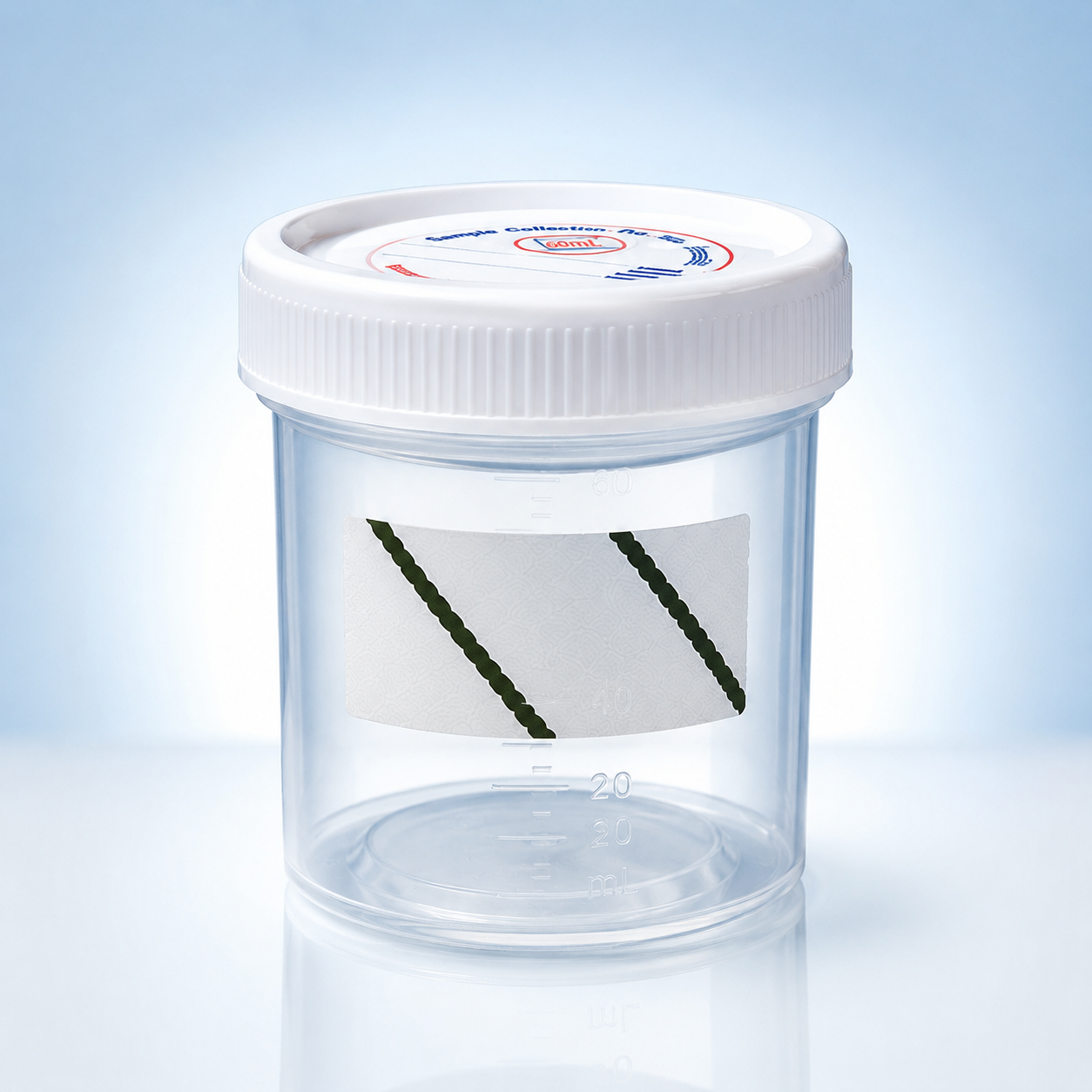 Samiko transparent sterile 60 ml specimen collection container